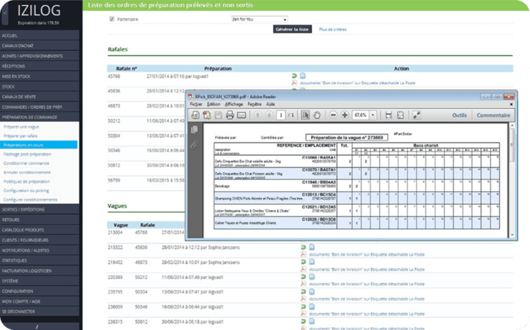 effitrace interface